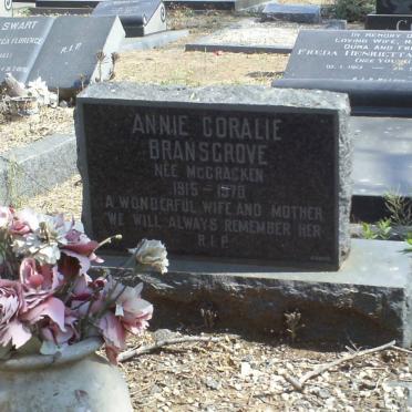 BRANSGROVE Annie Coralie nee McCRACKEN 1915-1970