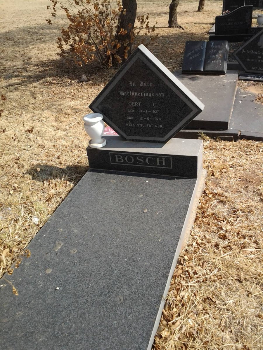 BOSCH Gert T.C. 1927-1979