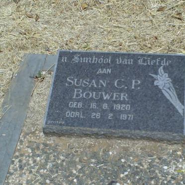 BOUWER Susan C.P. 1920-1971