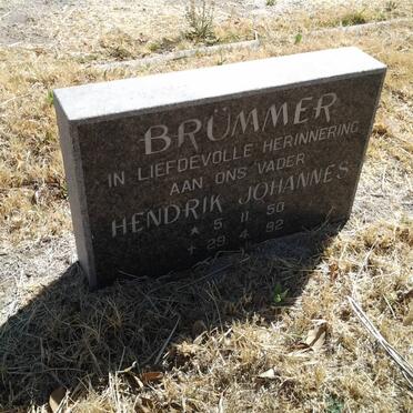 BRUMMER Hendrik Johannes 1950-1992