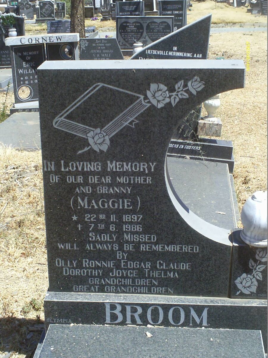 BROOM Maggie 1897-1986