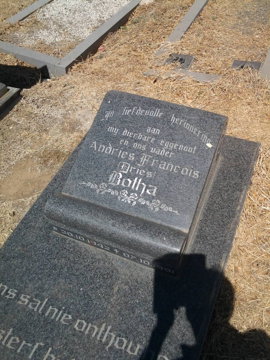 BOTHA Andries Francois 1942-1991