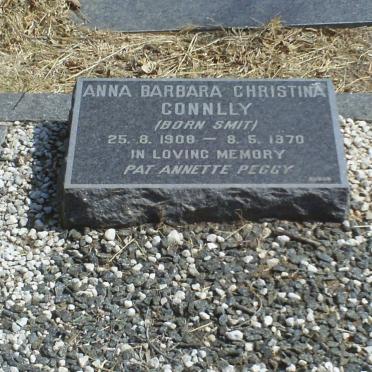 CONNLLY Anna Barbara Christina nee SMIT 1908-1970