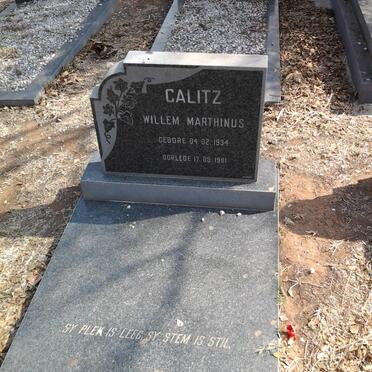 CALITZ Willem Marthinus 1934-1981