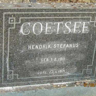 COETSEE Hendrik Stefanus 1911-1971