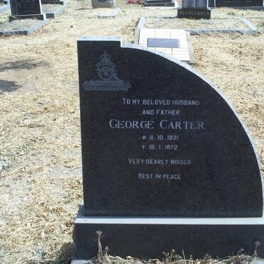 CARTER George 1921-1972