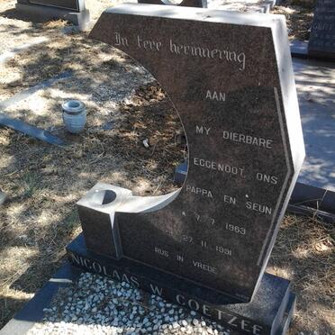 COETZEE Nicolaas W. 1963-1991