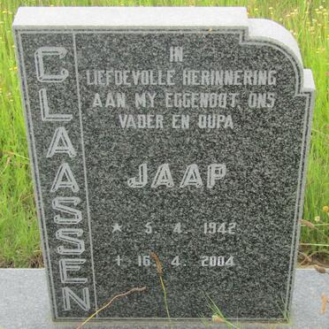 CLAASSEN Jaap 1942-2004