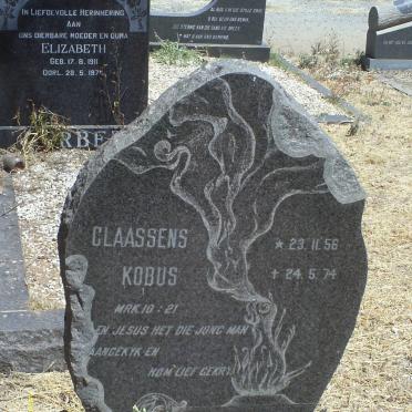 CLAASSENS Kobus 1956-1974