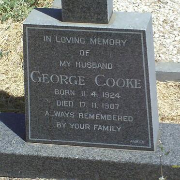 COOKE George 1924-1987