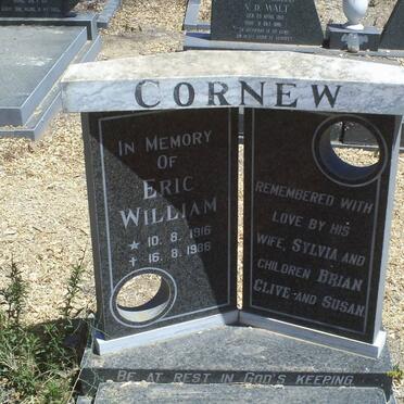 CORNEW Eric William 1916-1986