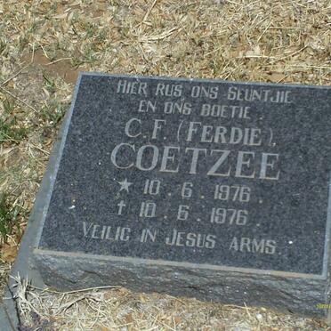 COETZEE C.F. 1976-1976