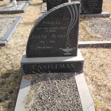 CASTLEMAN Joseph Henry 1907-1962 