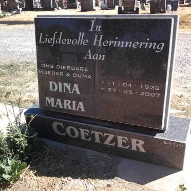 COETZER Dina Maria 1928-2007