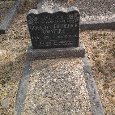 CORNELIUS Gerald Frederick 1921-1957