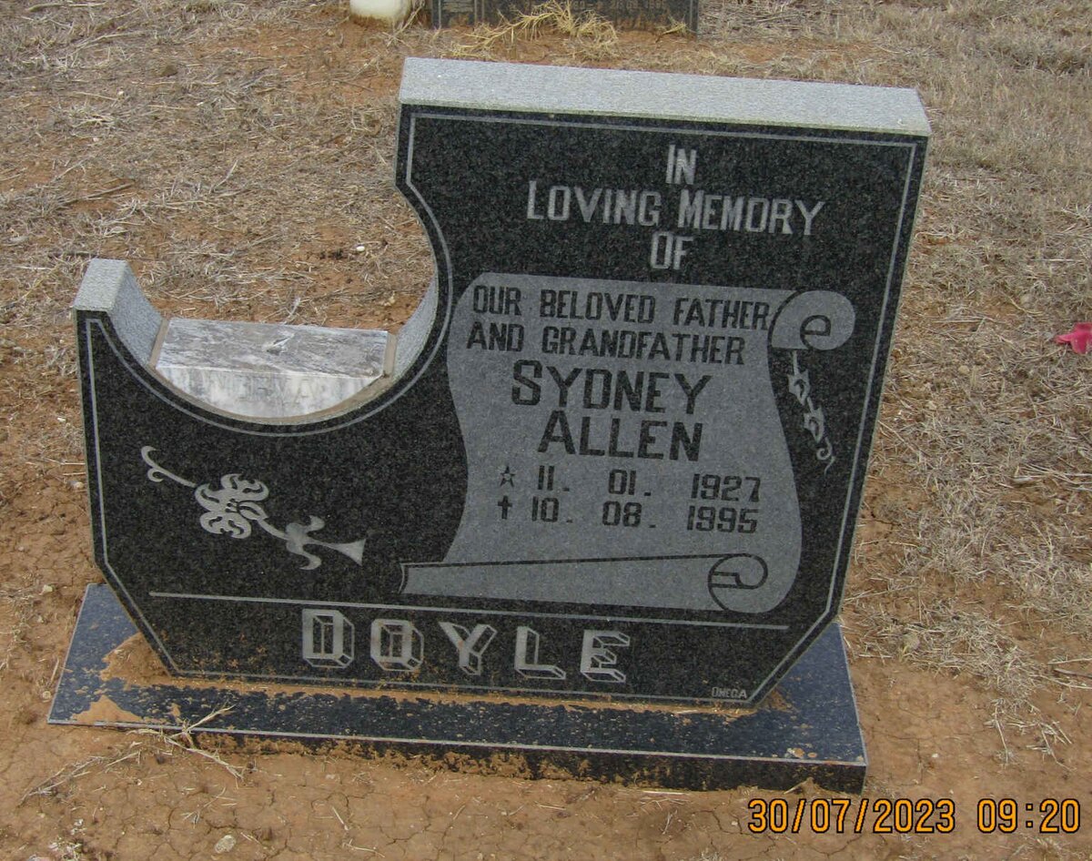 DOYLE Sydney Allen 1927-1995