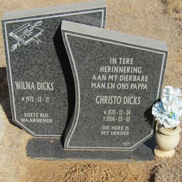 DICKS Christo 1970-2006 &amp; Wilna 1972-