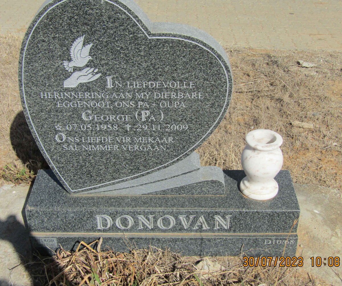 DONOVAN George 1958-2009