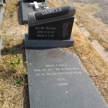 DANIELS William Frederick 1936-1981