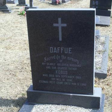 DAFFUE Kobus -1969