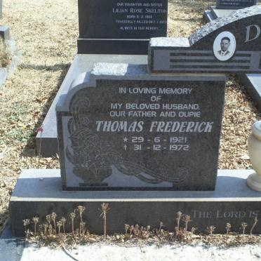 DREYER Thomas Frederick 1921-1972 &amp; Mary Kathleen 1916-200?  