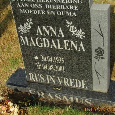 ERASMUS Anna Magdalena 1935-2001