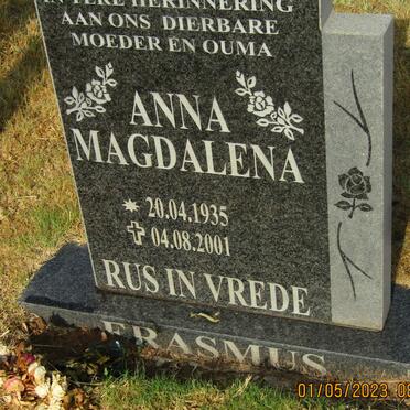 ERASMUS Anna Magdalena 1935-2001