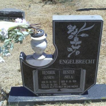 ENGELBRECHT Hendrik 1935-2001 &amp; Hester 1936-