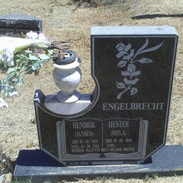 ENGELBRECHT Hendrik 1935-2001 &amp; Hester 1936-