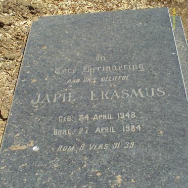 ERASMUS Japie 1948-1984