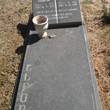 ELFORD Keith Quintin 1970-1992 &amp; Anne-Marie 1967-1992