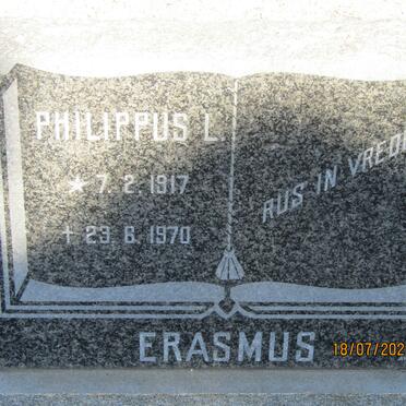 ERASMUS Philippus L. 1917-1970