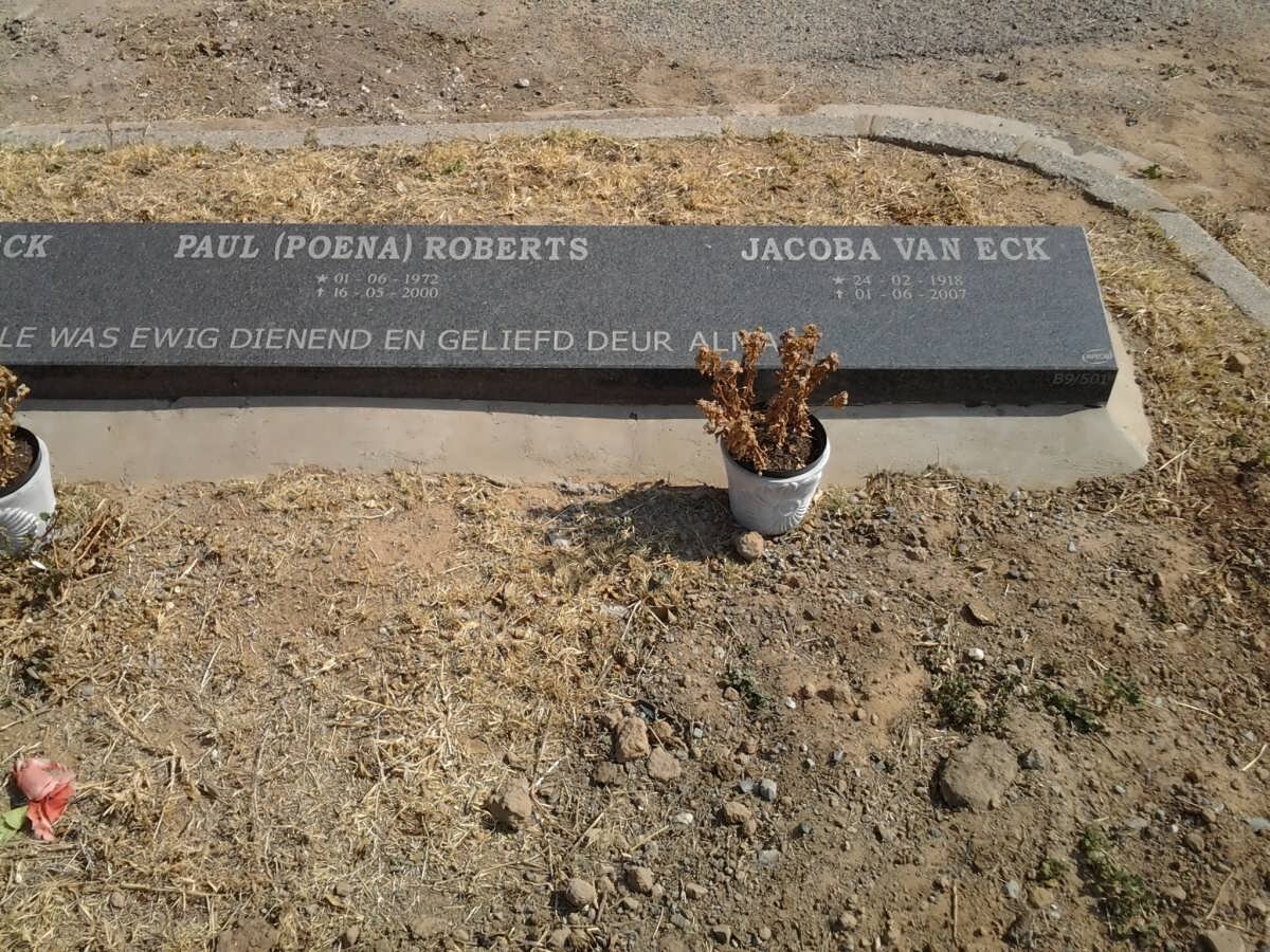 ECK Jacoba, van 191?-2007