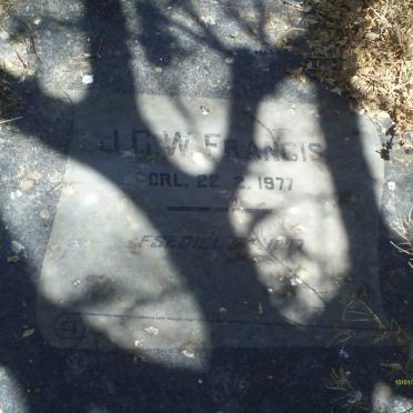 FRANCIS J.G.W. -1977