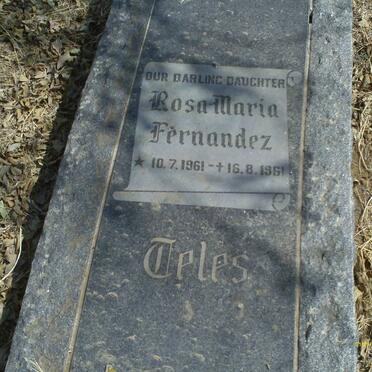 FERNANDEZ Rosa Maria 1961-1961