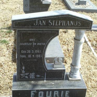 FOURIE Jan Stephanus 1987-1987