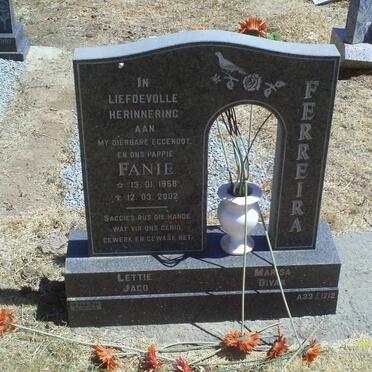 FERREIRA Fanie 1958-2002