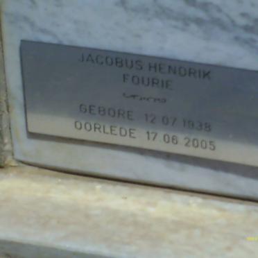 FOURIE Jacobus Hendrik 1938-2005 &amp; Antha WESSELS 1942-1987 _2