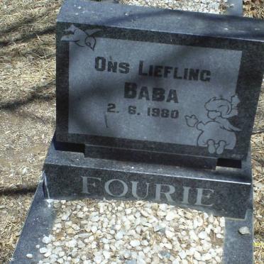 FOURIE Baba 1980-1980