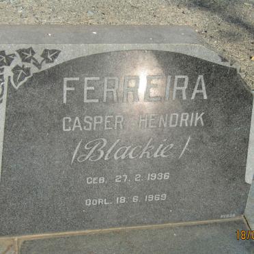 FERREIRA Casper Hendrik 1936-1969