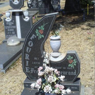 FOURIE Frederick Coenraad 1956-1993