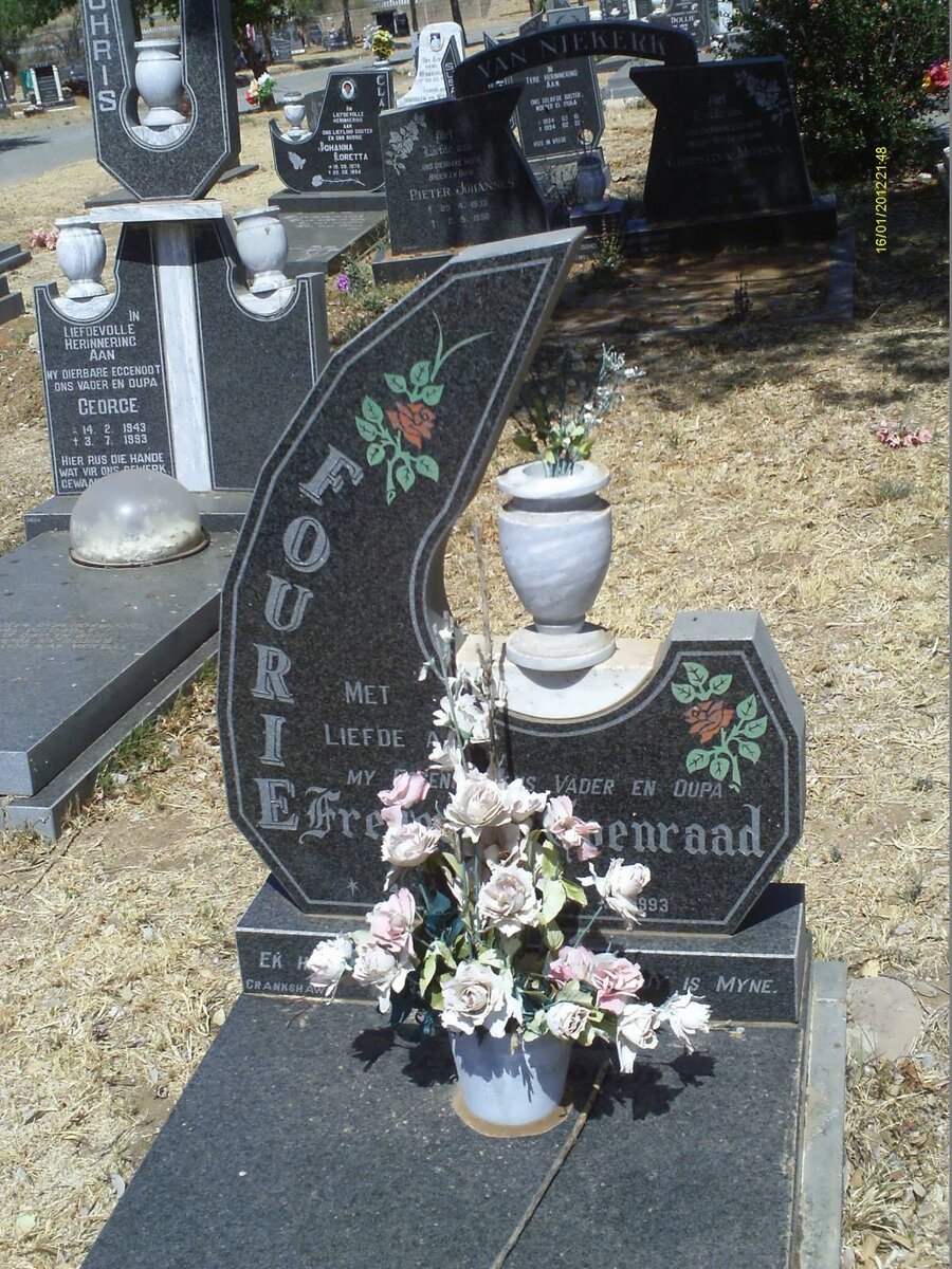 FOURIE Frederick Coenraad 1956-1993