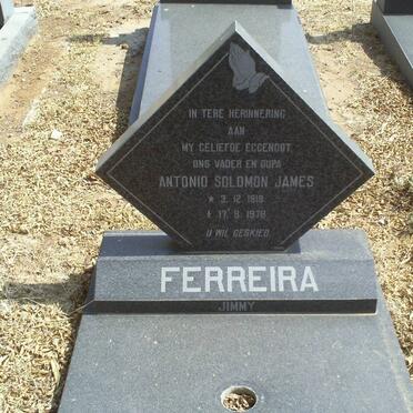FERREIRA Antonio Solomon James 1919-1978