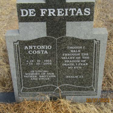 FREITAS Antonio Costa, de 1955-2008