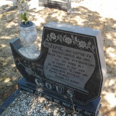 GOUS Japie 1969-1990