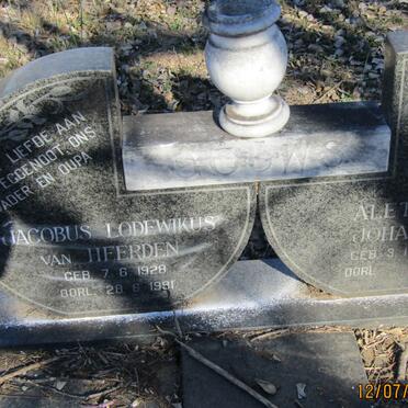 GOUWS Jacobus Lodewikus  van Heerden 1928-1991 &amp; Aletta Johanna 1937-