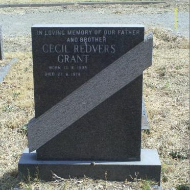 GRANT Cecil Redvers 1905-1974