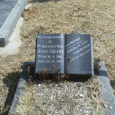 GRANT Anne 1910-1971