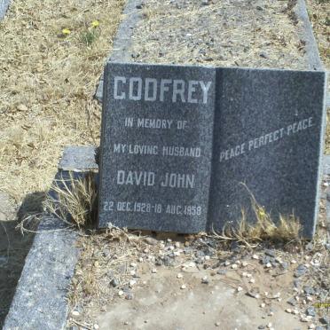GODFREY David John 1928-1958