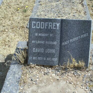 GODFREY David John 1928-1958
